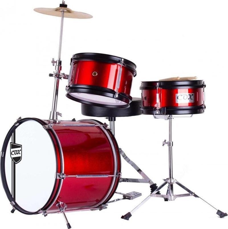 JBJ1044 JUNİOR (KIRMIZI) ÇOCUK DAVUL SETİ