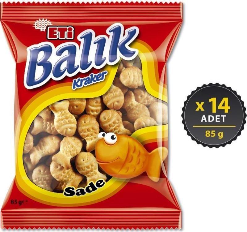 Balık Kraker 85 gr x 14 Adet