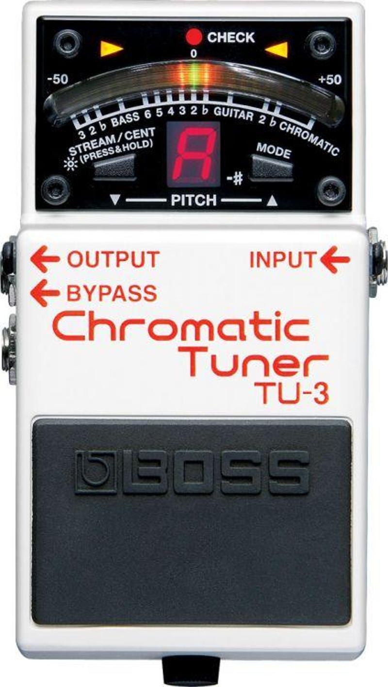 TU-3 Chromatic Tuner Bas ve Elektro Gitar için