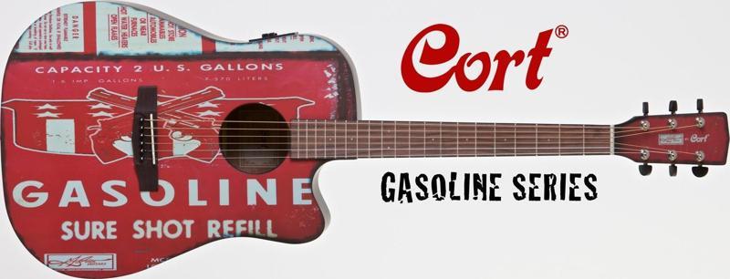 GASOLINE2BKS ELEKTRO AKUSTİK GİTAR, SİYAH SATİN, CE304T CE