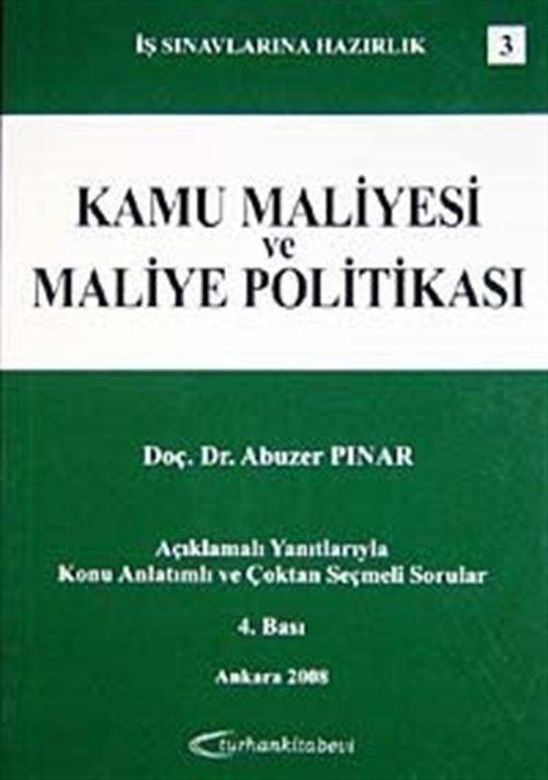 Kamu Maliyesi ve Maliye Politikası