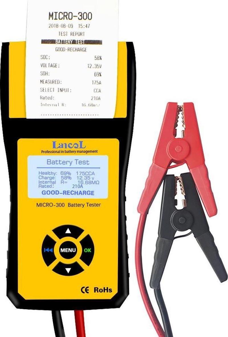 Araç Akü Test Cihazı Micro-300 100-2000CCA 30-200Ah