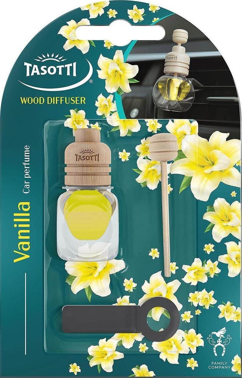 Wood Diffuser (Vanilla) Vanilya  Esanslı Kalorifer Geçme Koku 7ml.