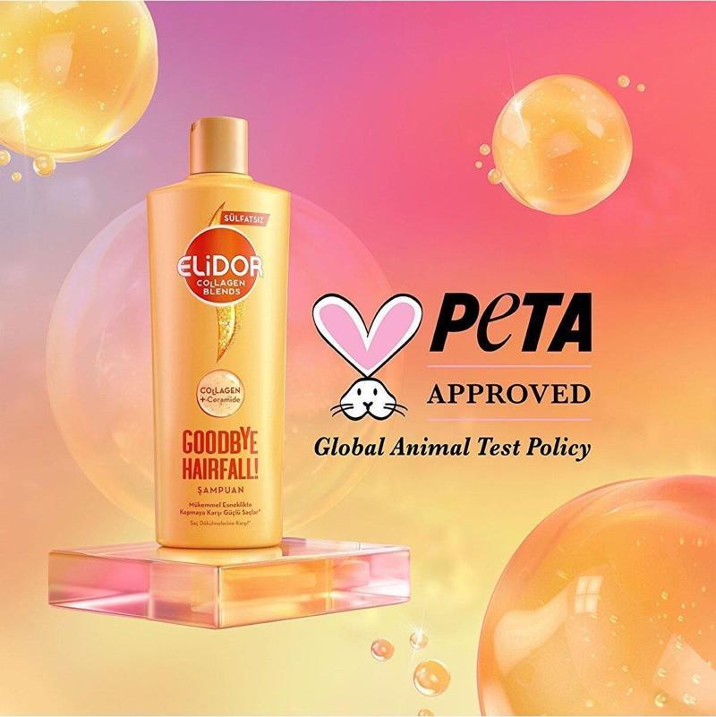 Collagen Blends Sülfatsız Şampuan Goodbye Hairfall Saç Dökülmelerine Karşı 350 ml
