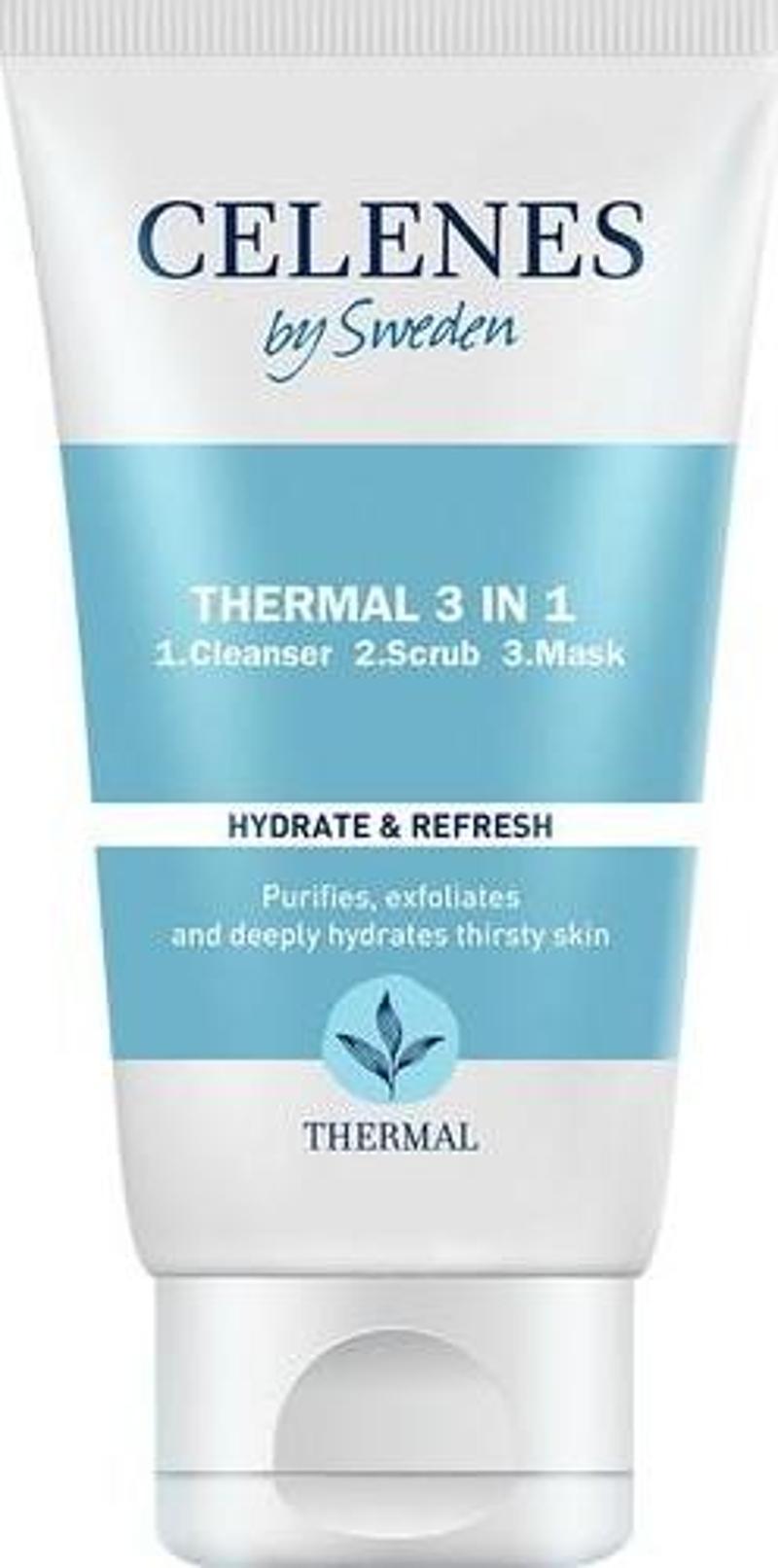 by Sweden Thermal 3in1 Peelıng-maske-temızleyıcı 150ml Tum Cıltler