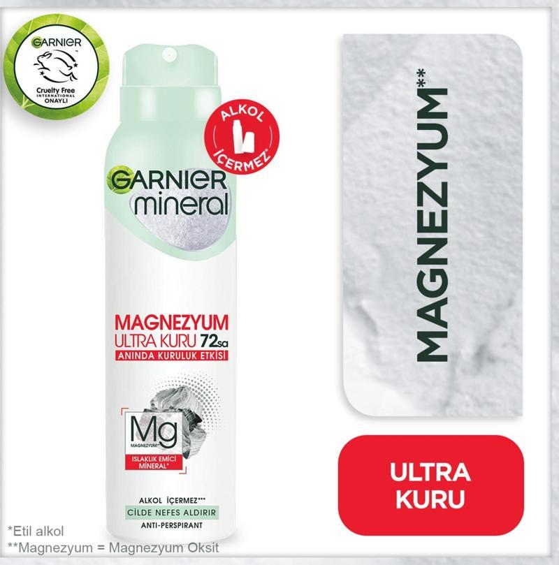 Mineral Magnezyum Sprey Deodorant 150 ml
