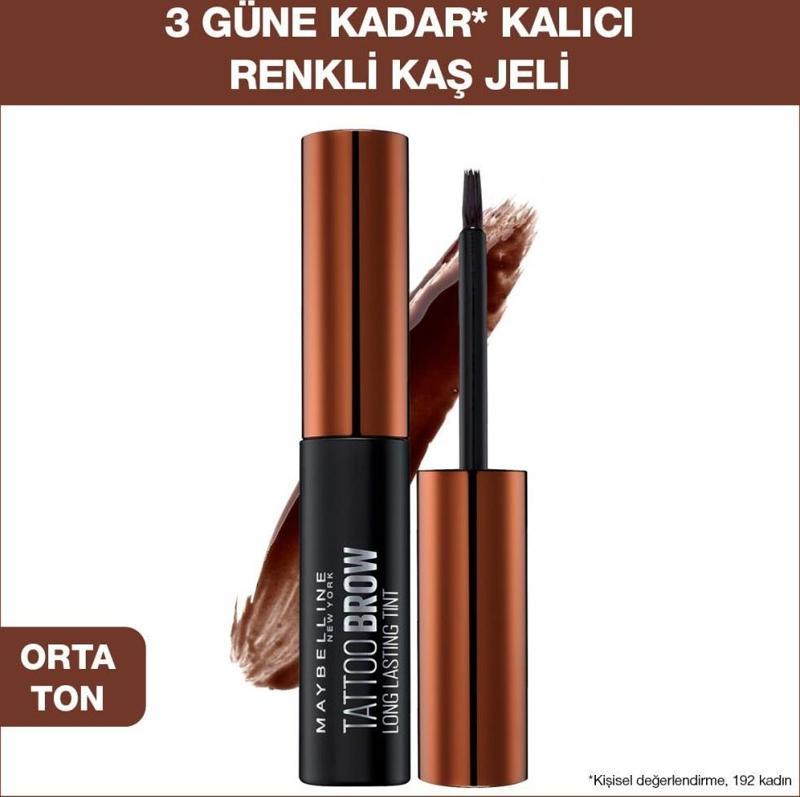 Brow Tattoo Geçici Kaş Dövmesi - Orta Ton