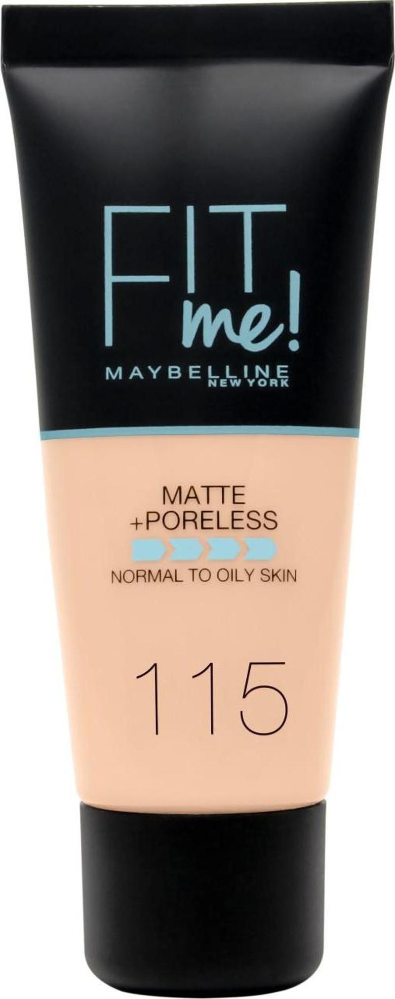 Fit Me Matte+Poreless Fondöten - 115 Ivory
