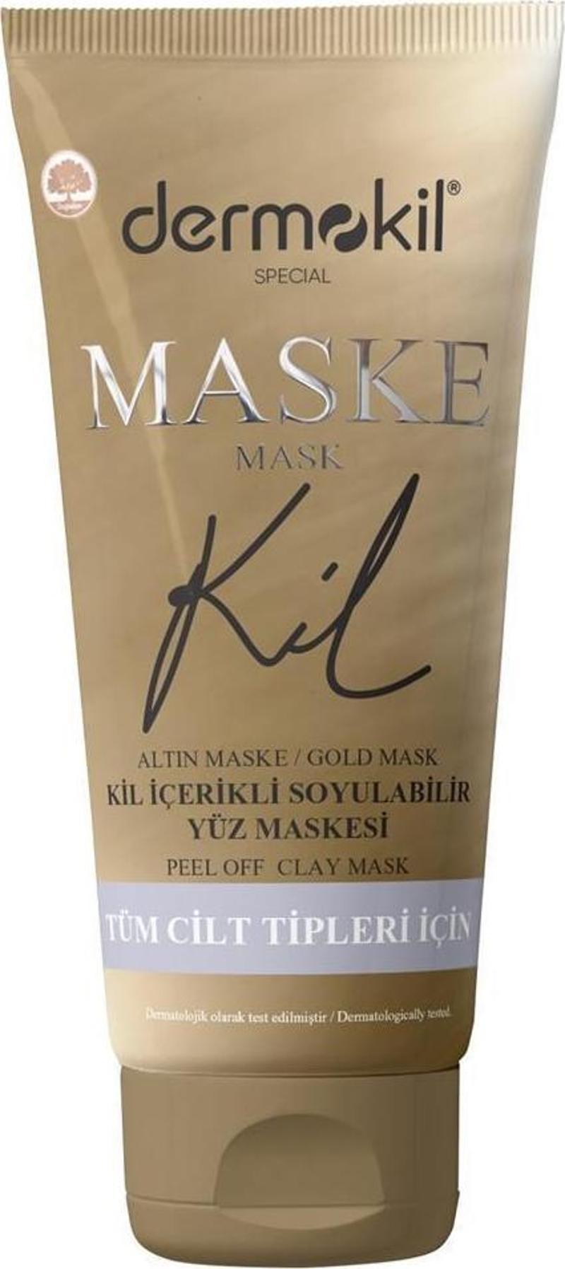 Altın Maske Kil Içerikli Soyulabilir Yüz Maskesi