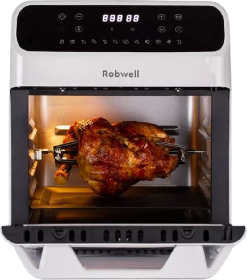 Robx As29 12lt Air Fryer 12 Ön Programlı Çok Amaçlı Yağsız Hava Fritözü