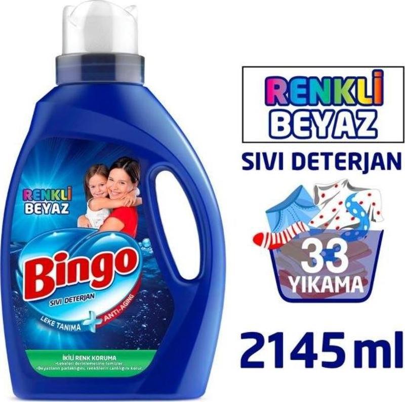 Matik Renkli Beyaz Sıvı Deterjan 33 Yıkama 2.14 lt