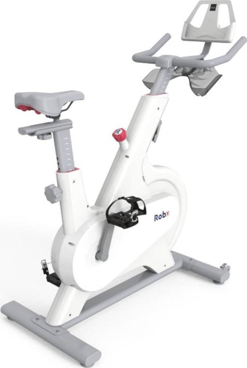 E1 Smart Spin Bike Kondisyon Bisikleti 100 Kademe Manyetik Sürüş Kontrol Sistemi