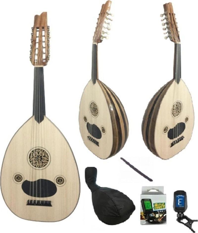 Gitar Burgulu Ud ( Kılıf Akort Cihazı Mızrap )