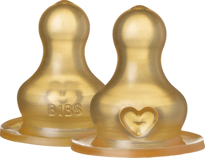 BIBS Baby Bottle İkili Kauçuk Biberon Ucu - Yavaş Akış