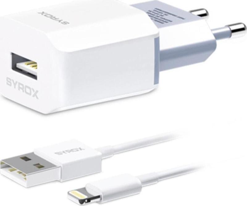 Iph 5-6-7-8-X Uyumlu Lightning 1.6A Syx-J46 Duvar Şarj Aleti