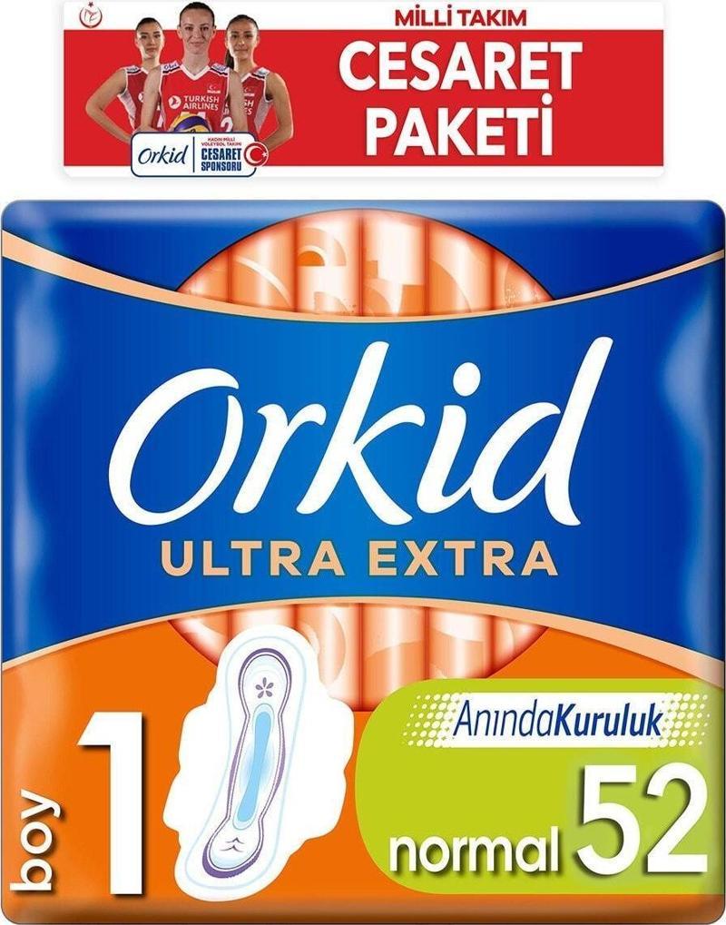 Hijyenik Ped Ultra Extra Normal 52'Li Milli Takım Cesaret Paketi