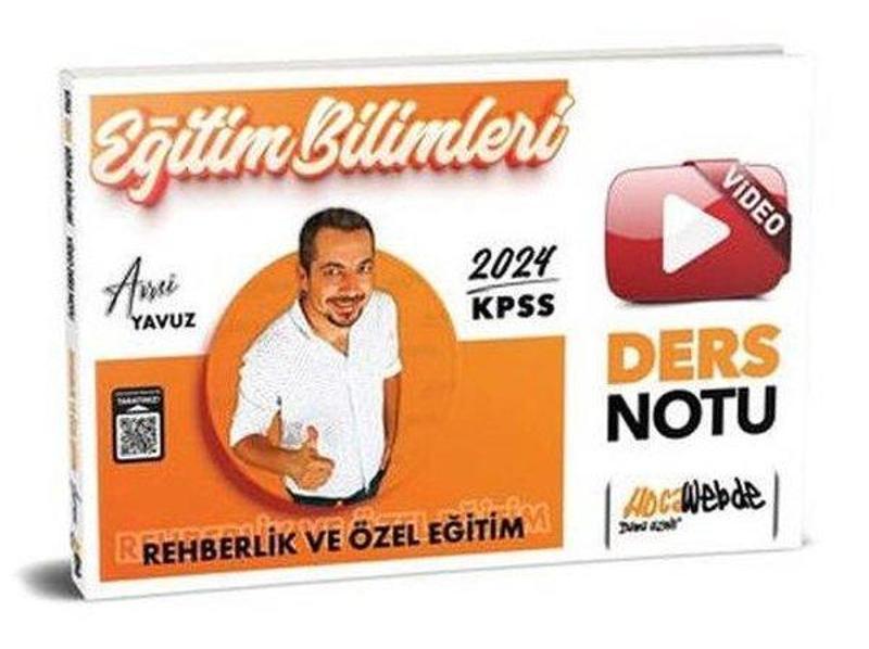 2024 KPSS Eğitim Bilimleri Rehberlik ve Özel Eğitim Video Ders Notları