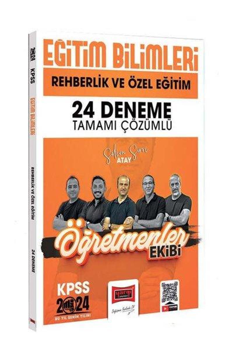 2024 KPSS Eğitim Bilimleri Öğretmenler Ekibi Rehberlik ve Özel Eğitim Psikolojisi Tamamı Çözümlü 24 