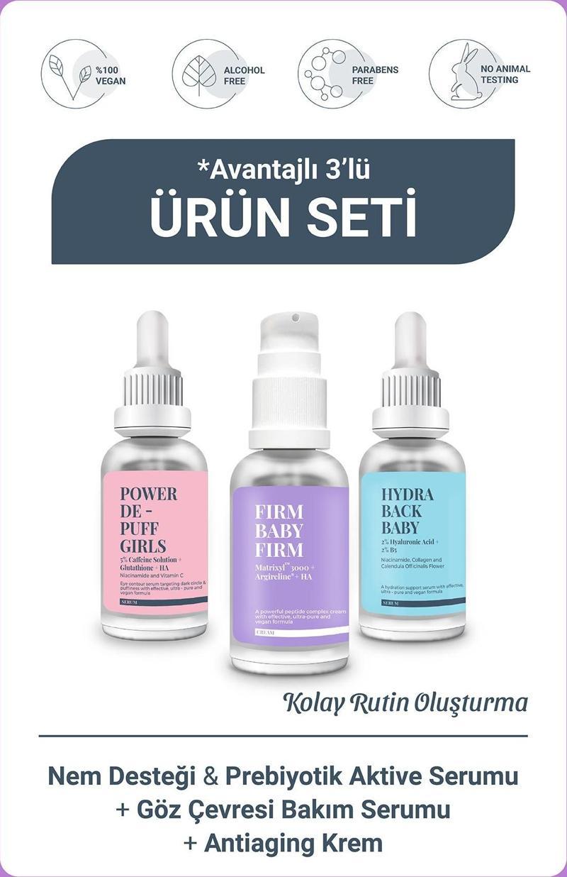 Anti Aging Etkili Yoğun Nem Destekli Ve Göz Çevresi Aydınlatıcı Etkili Cilt Bakım Seti