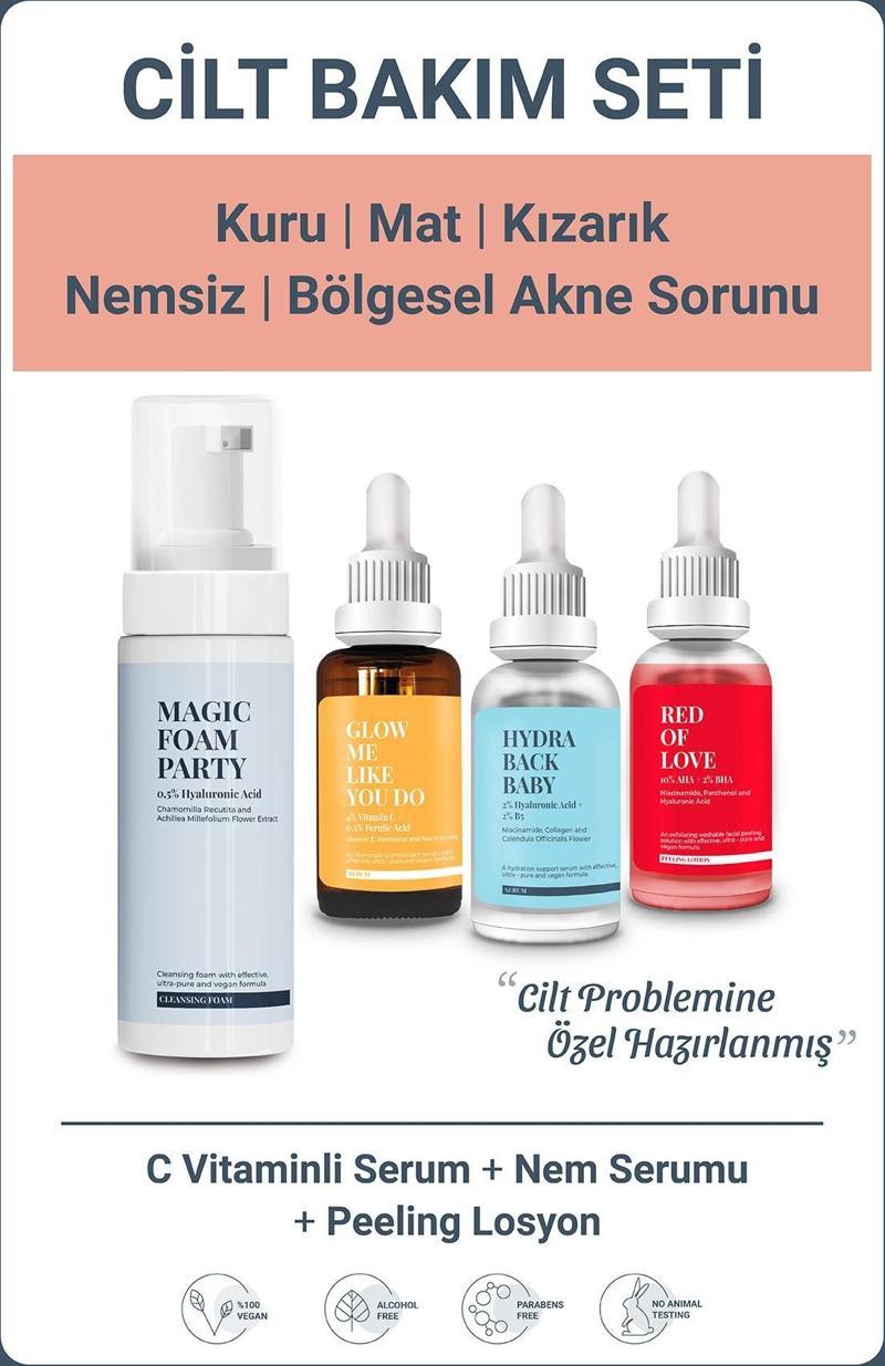 Kuru Mat Kızarık Nemsiz Bölgesel Akne Sorunu