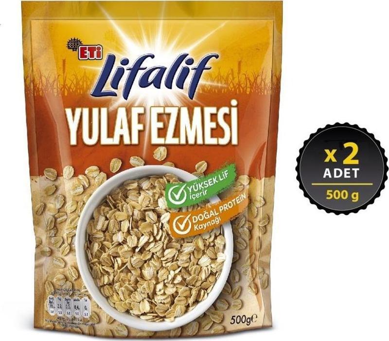 Lifalif Yulaf Ezmesi 500 g x 2 Adet