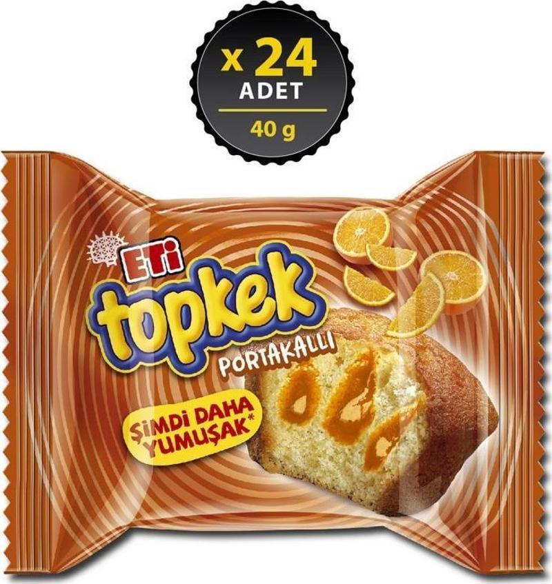 Topkek Portakallı 40 gr x 24 Adet