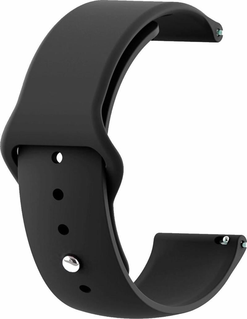 Samsung Galaxy Watch 3 45mm Silicone Sport Band Siyah