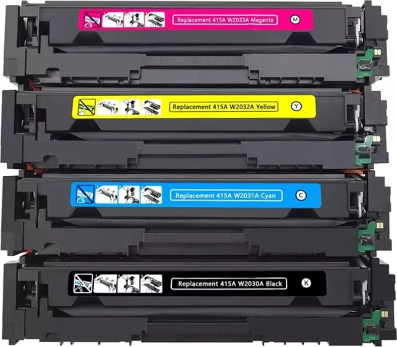 HP 415A (W2030A-2031A-2032A-2033A) M454/M479 Muadil Takım Toner (Chipsiz)