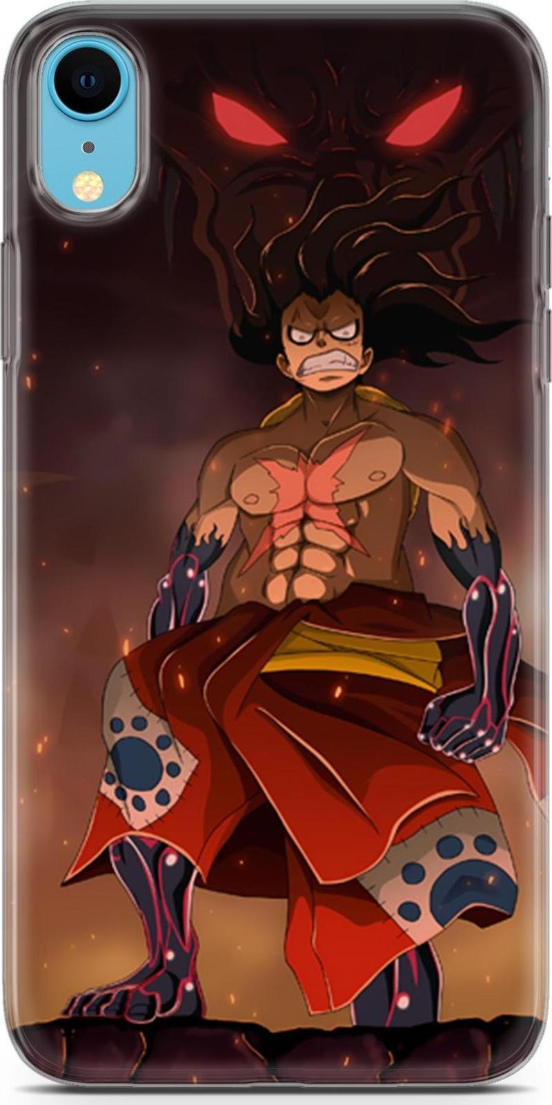 Apple iPhone XR uyumlu Anime 21 Parlak Baskılı One Piece Luffy I