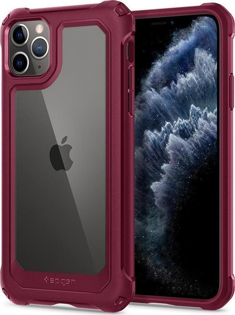 iPhone 11 Pro Max ile Uyumlu Kılıf Gauntlet Iron Red