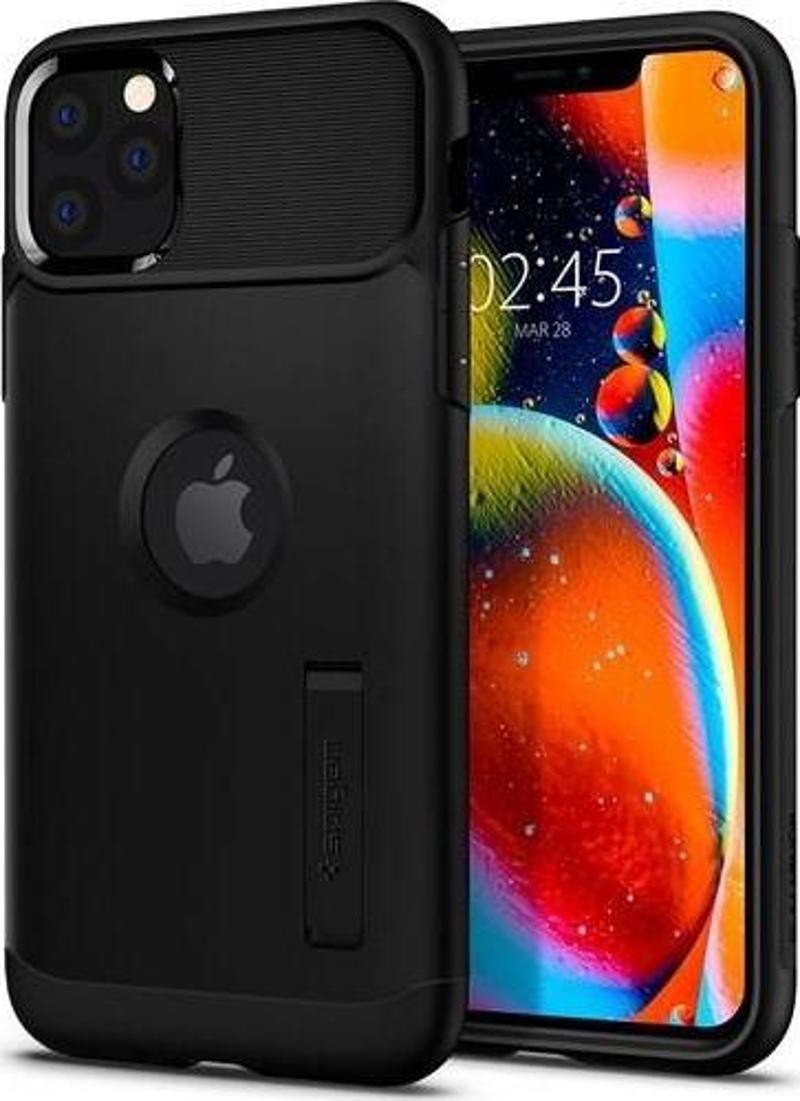 iPhone 11 Pro Max ile Uyumlu Kılıf Slim Armor Black
