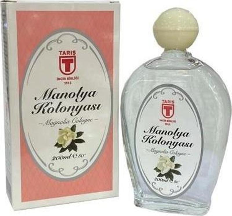 Manolya Kolonyası 200 Ml 80 Derece Cam Şişe