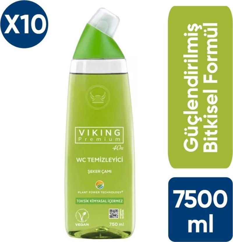 Viking Premium Wc Temizleyici Şeker Çamı 750 Ml 10 Adet