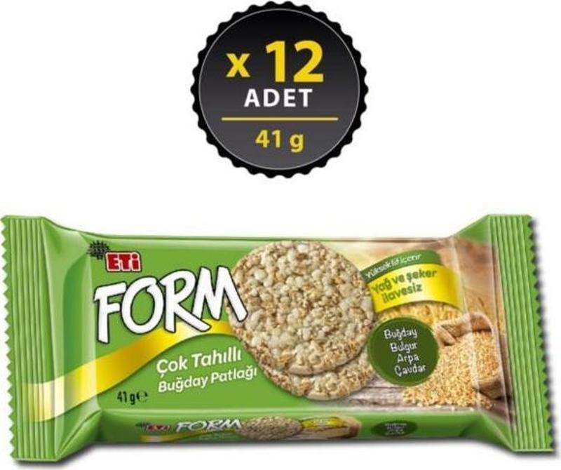 Form Çok Tahıllı Buğday Patlağı 41 gr x 12 Adet