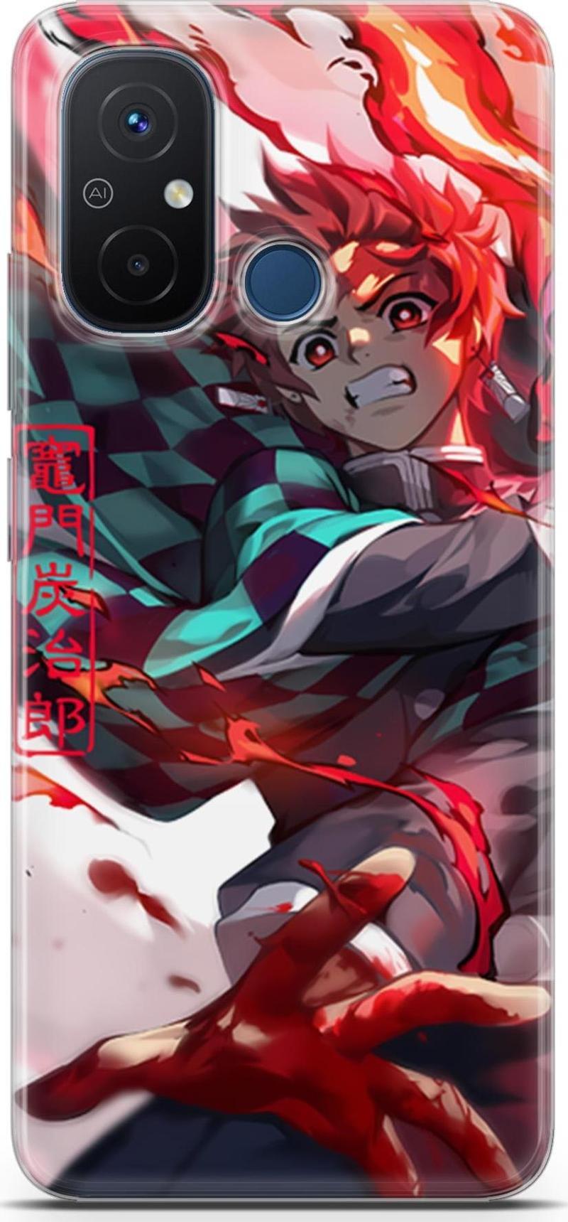 Xiaomi Redmi 12c uyumlu Anime 19 Telefon Kabı Kimetsu No Yaiba