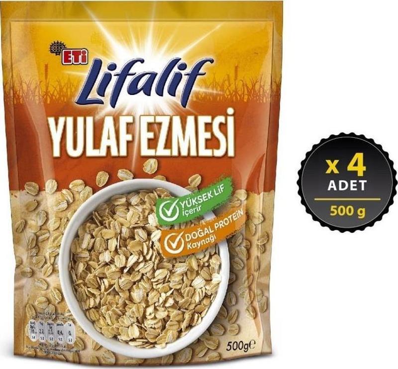 Lifalif Yulaf Ezmesi 500 g x 4 Adet