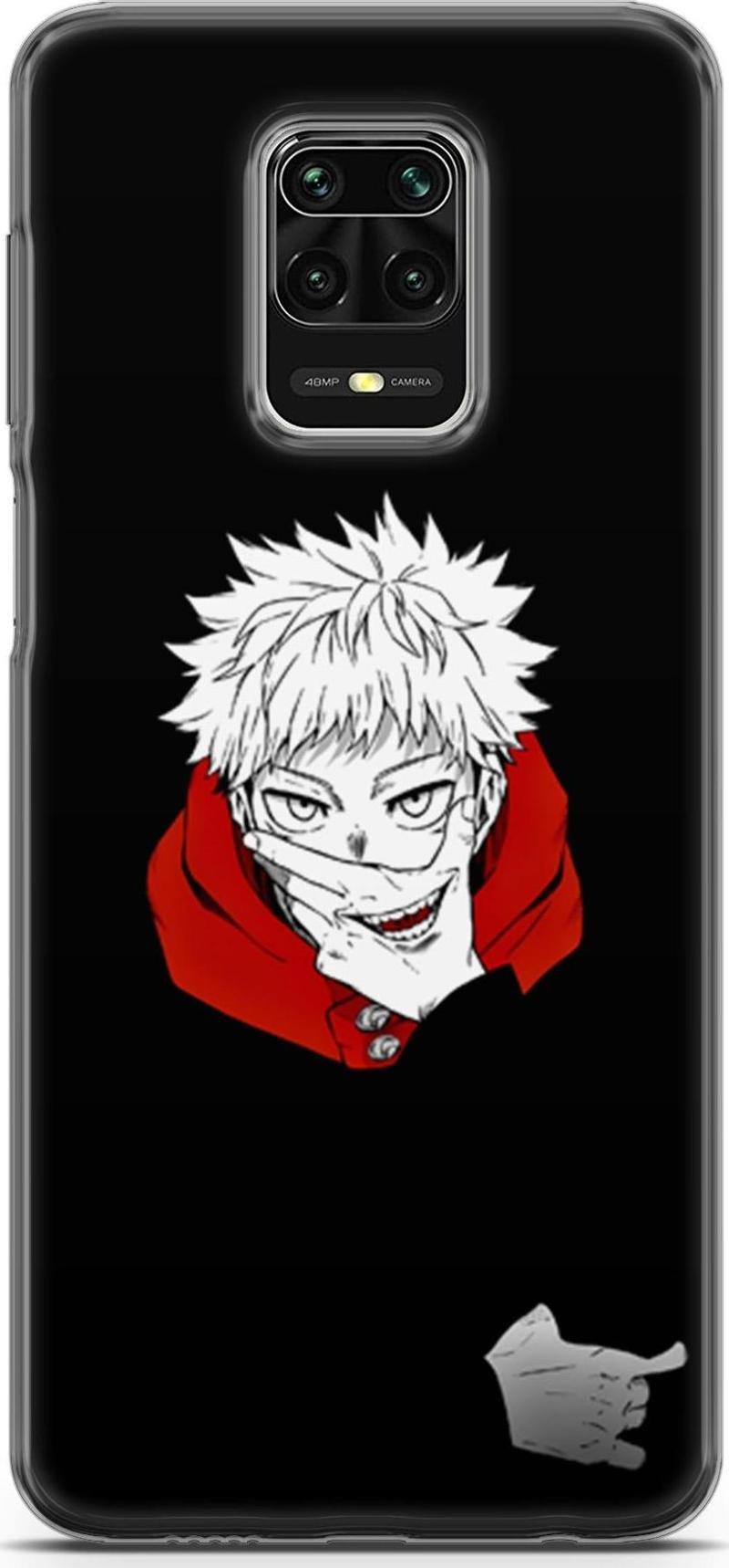 Xiaomi Redmi Note 9 Pro uyumlu Anime 35 UV Lans itadori Jujutsu