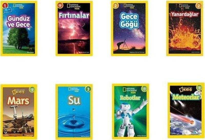 National Geographic Kids Bilim Seti - 8 Kitap Takım