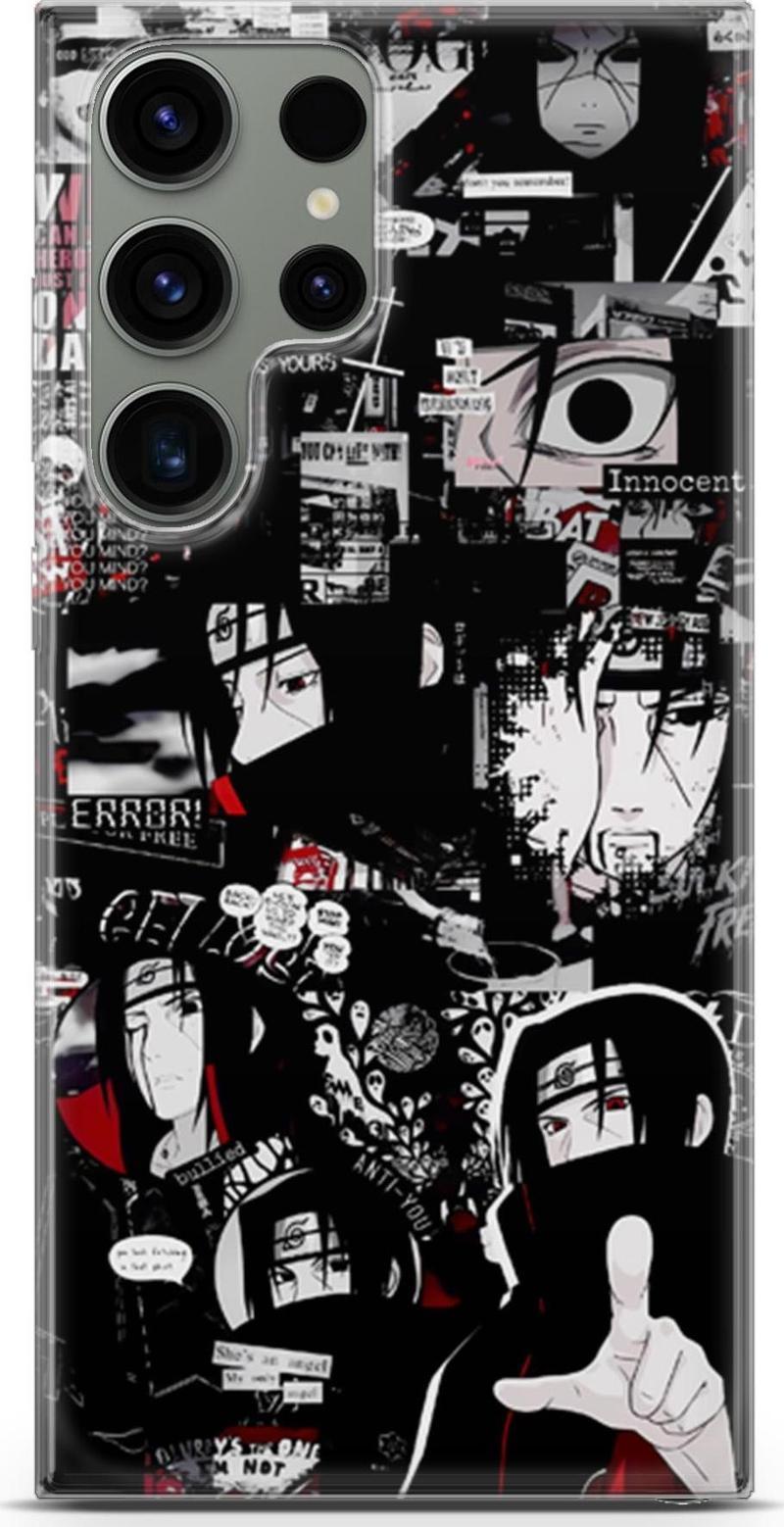 Samsung Galaxy S23 Ultra uyumlu Anime 29 Telefon Kabı Itachi Uchiha