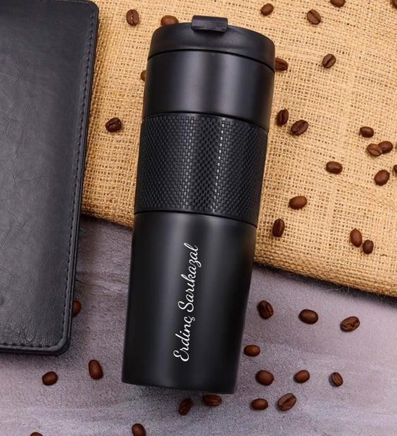 French Press Özellikli 450Ml Çelik Termos