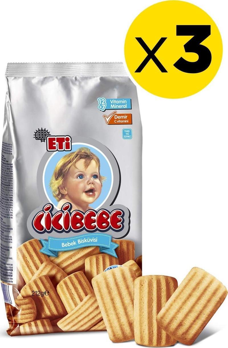 Cicibebe Bebek Bisküvi 400 gr x 3 Adet