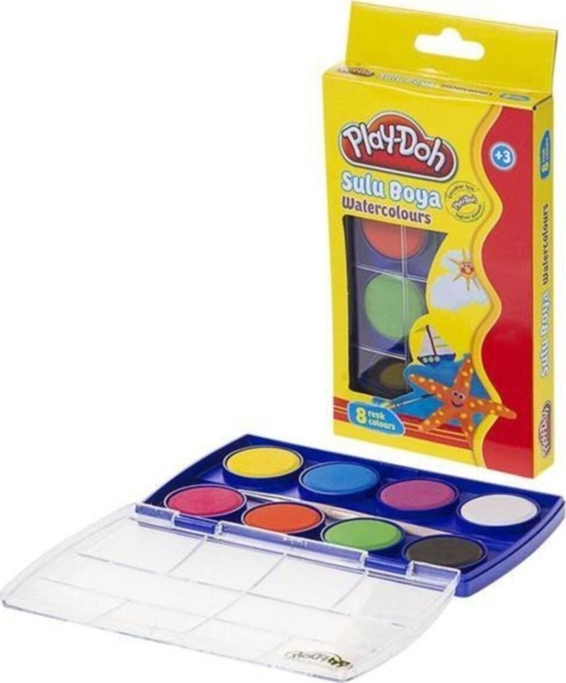 Play Doh Mavi Sulu Boya 8'li