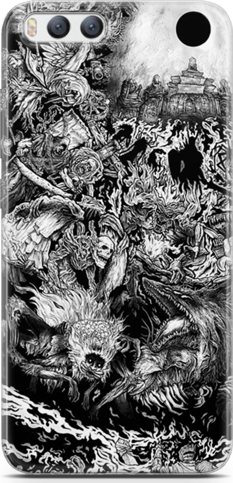 Xiaomi Mi 6 için Anime 7 HD Desen Berserk Dark Souls