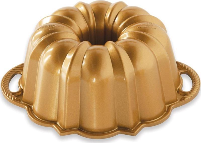 51277 60. Yıl Özel Bundt Kek Kalıbı - 6 Cup Gold