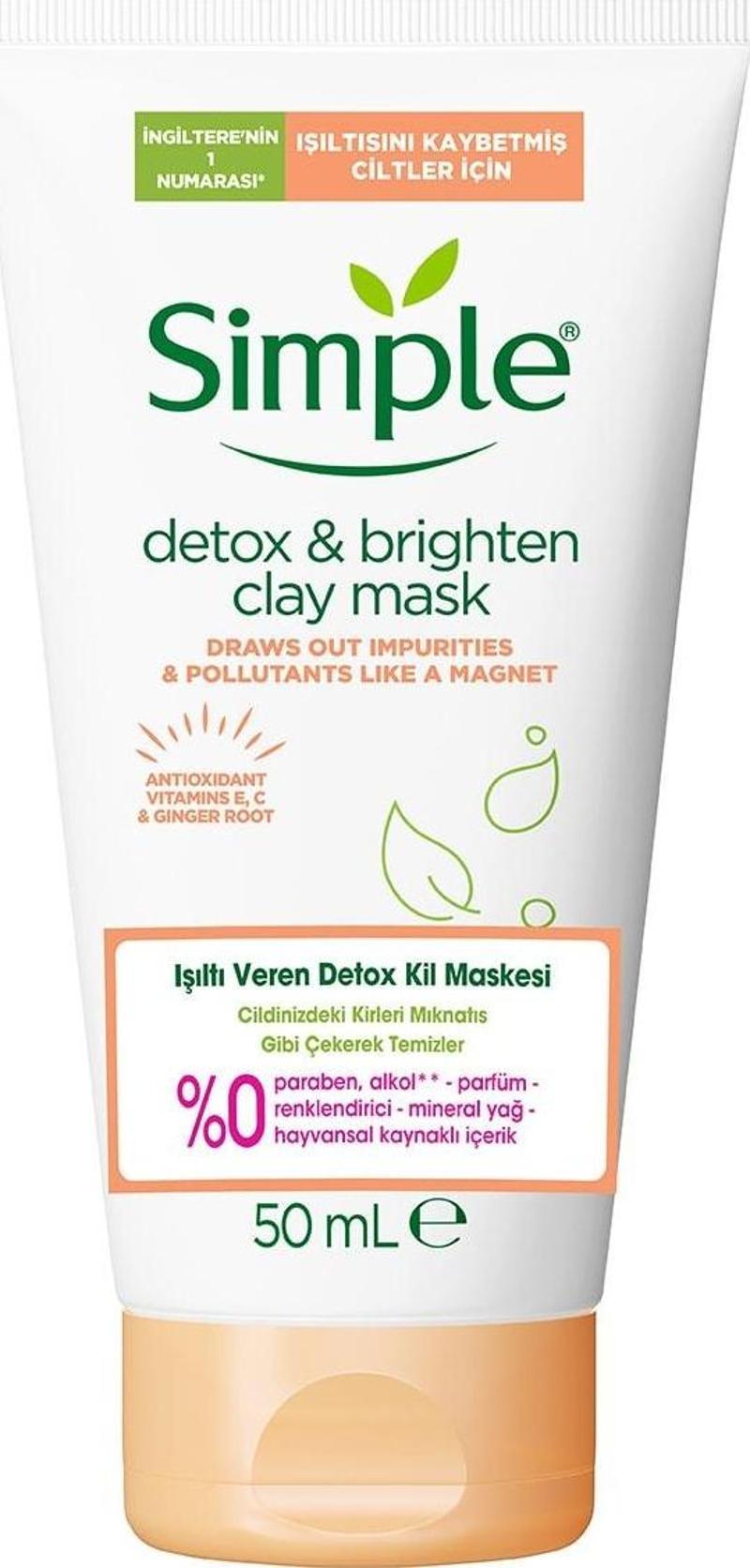 Işıltı Veren Detox Kil Maskesi Işıltısını Kaybetmiş Ciltler Için 50 ml