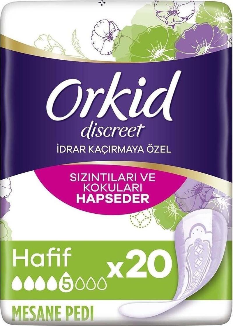 Discreet Mesane Pedi Hafif 20 Adet Idrar Kaçırmaya Özel