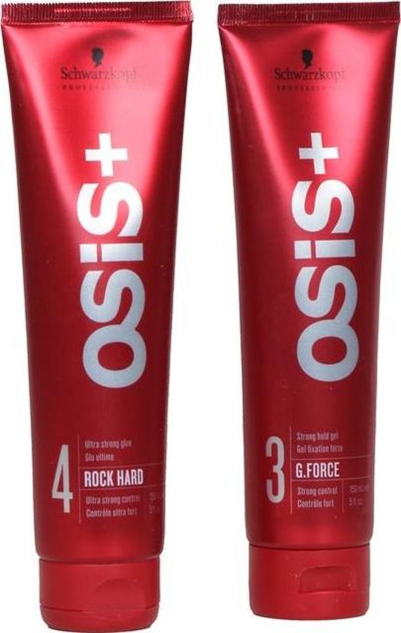 Rock Hard Ultra Güçlü Macun 150ml + G. Force Güçlü Tutuculuk Şekillendirici Jöle 150ml