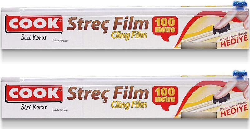 Streç Film 30 cm x 100 m + Kayar Bıçak 2 li