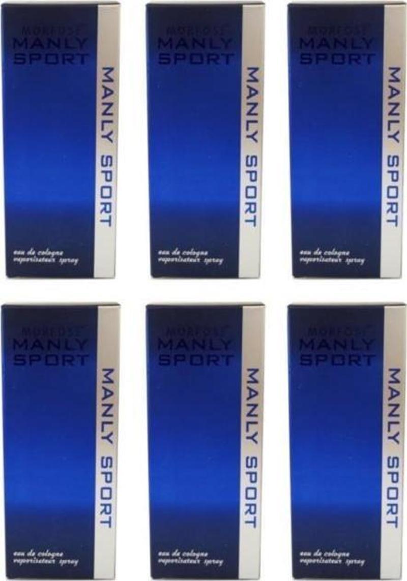 Manly Sport Edc 125ml Erkek Parfüm Set 6'lı