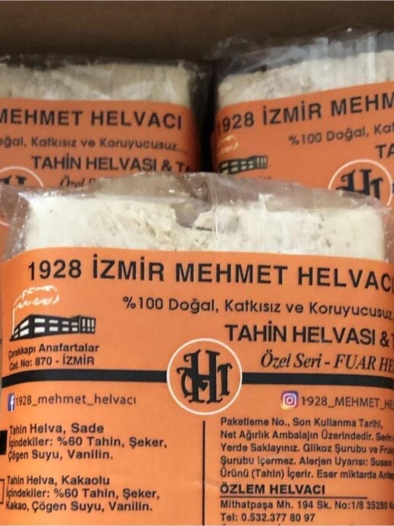 Özel Seri Fuar Tahin Helvası Sade 125 Gr. 25 Adet Kolilerde